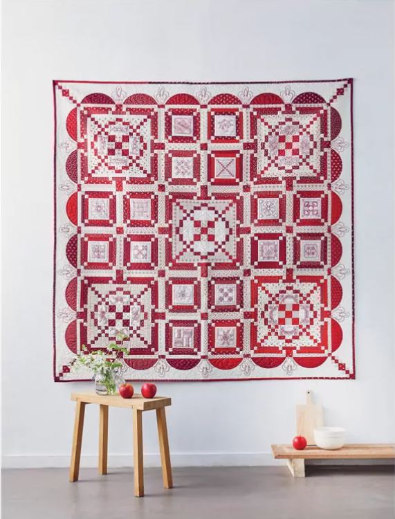 Livre Patchwork "Quilt & Redwork" - Kristel Salgarello