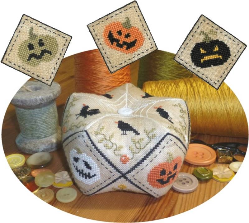 Modèle Points Comptés - Dans mon Jardin d'Halloween
