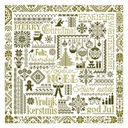 Modèle Points Comptés - Red Christmas