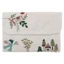 Kit Broderie "Pochette Fleurie Gaëlle"