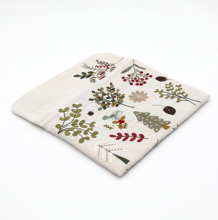 Kit Broderie "Pochette Fleurie Gaëlle"