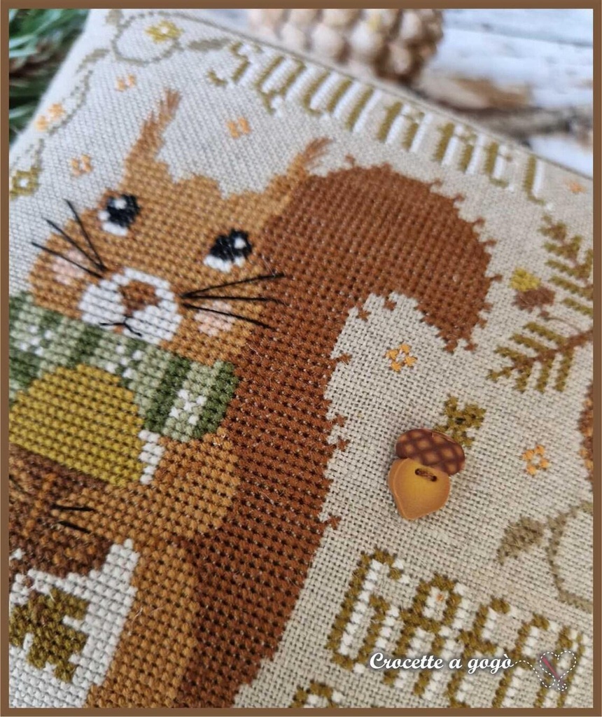 Modèle Points Comptés - Little Squirrel