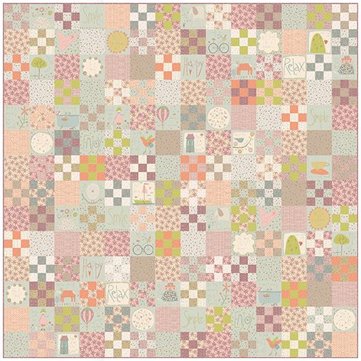 Tissu Patchwork "Simply Be" Collection 15 Fat Eight