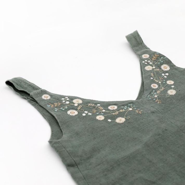 Kit Broderie - Easy Custo "Planche Fleurie Manon"