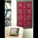 Panneau Sashiko Crests Susan Briscoe - Noir