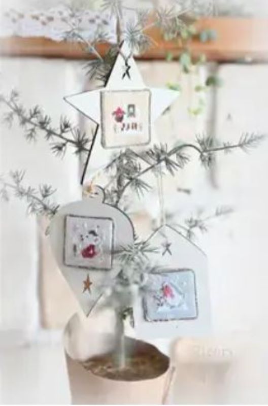 Modèle Points Comptés - Petits Animaux de Noël