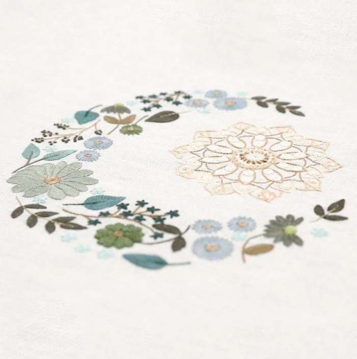 Kit Broderie Mandala N°2 - Le Soleil et La Lune