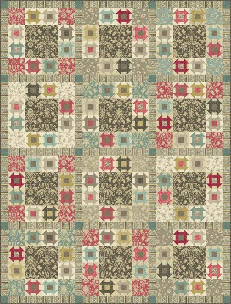 Farmhouse _ Modèle Patchwork Gratuit