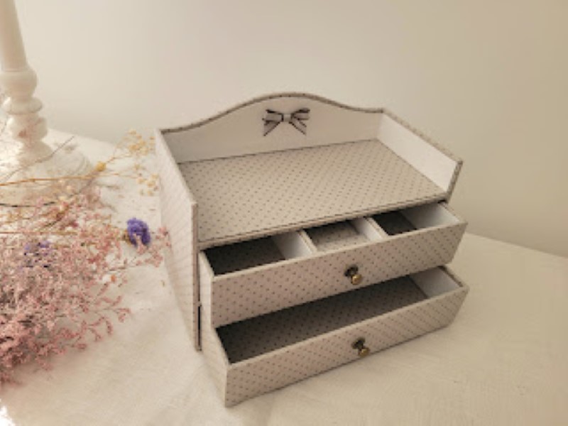 Tutoriel Cartonnage - Mini Commode