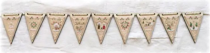 Kit Points Comptés - Fanion de Noël"