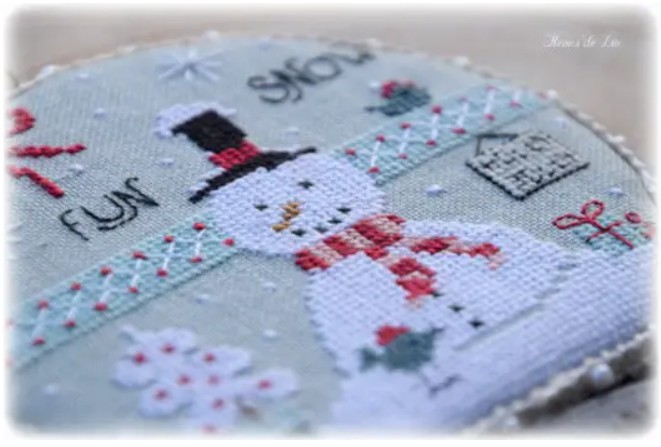 Modèle Points Comptés - Boule à Neige "Frosty"