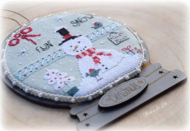 Modèle Points Comptés - Boule à Neige "Frosty"