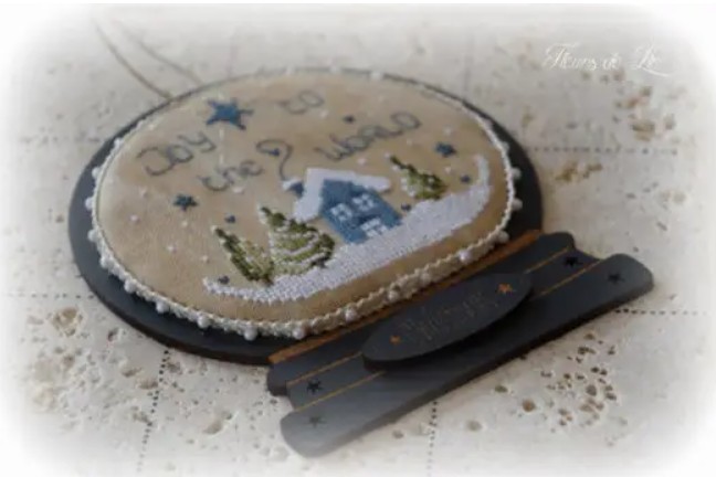 Modèle Points Comptés - Boule à Neige "Snow in Winter"