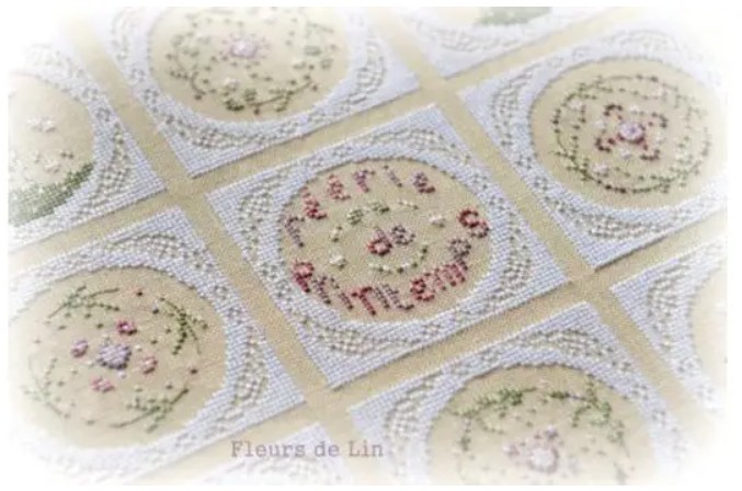 Modèle Points Comptés - Féérie de Printemps