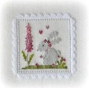 Modèle Points Comptés - Lapins de Printemps