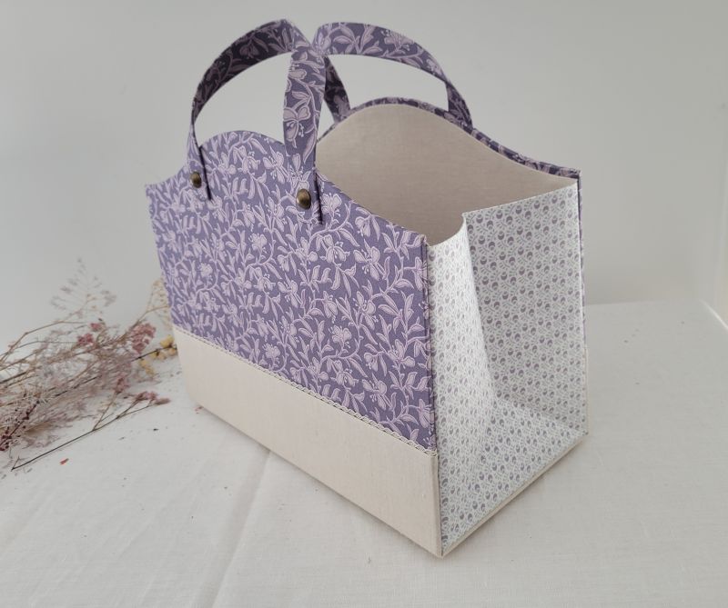 Tutoriel Cartonnage - Panier Marie Claude