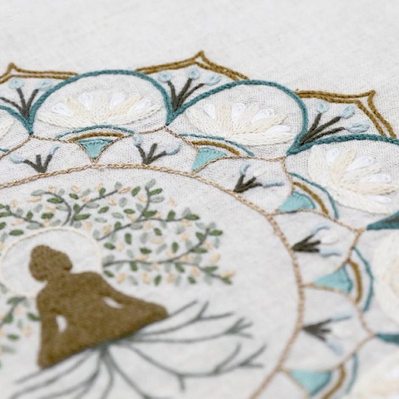 Kit Broderie Mandala N°4 - Méditation