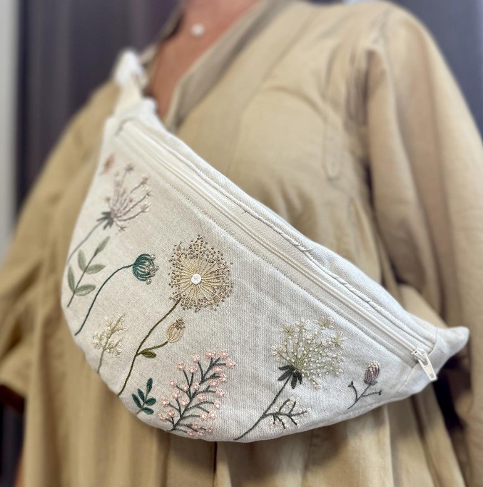 Kit Broderie - Easy Custo "Planche Fleurie - Solène"