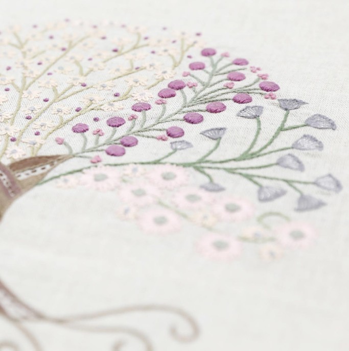 Kit Broderie "L'Arbre des Saisons - Printemps"