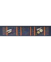Kit Sashiko _ Chemin de Table Elements Marine - Fil multicolore