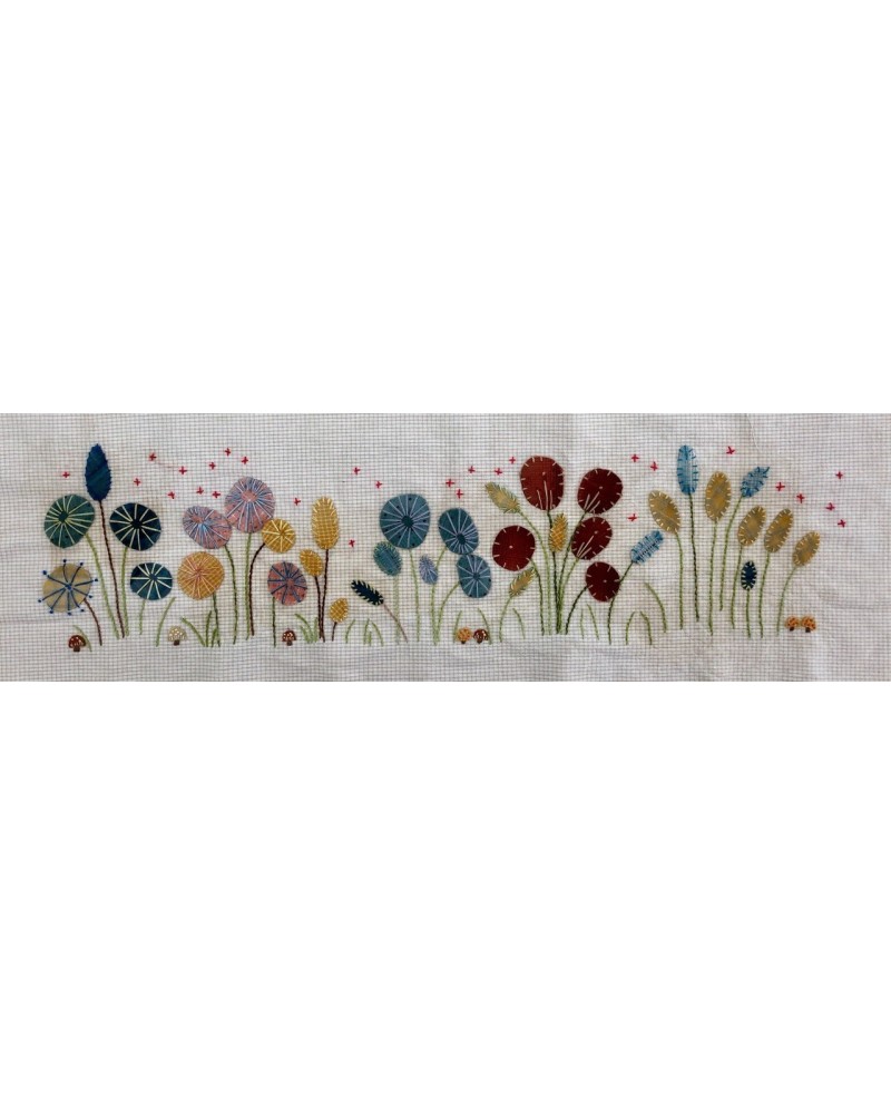 Kit _ Pochon Kinchaku Fleurs Sauvages