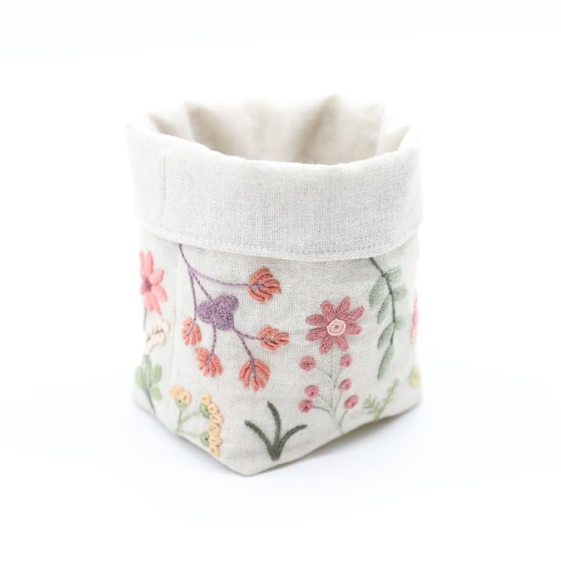Kit Broderie "Corbeille à Fils - Morgane"