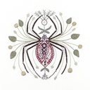 Kit Broderie - Easy Custo "Zoé l'Araignée"