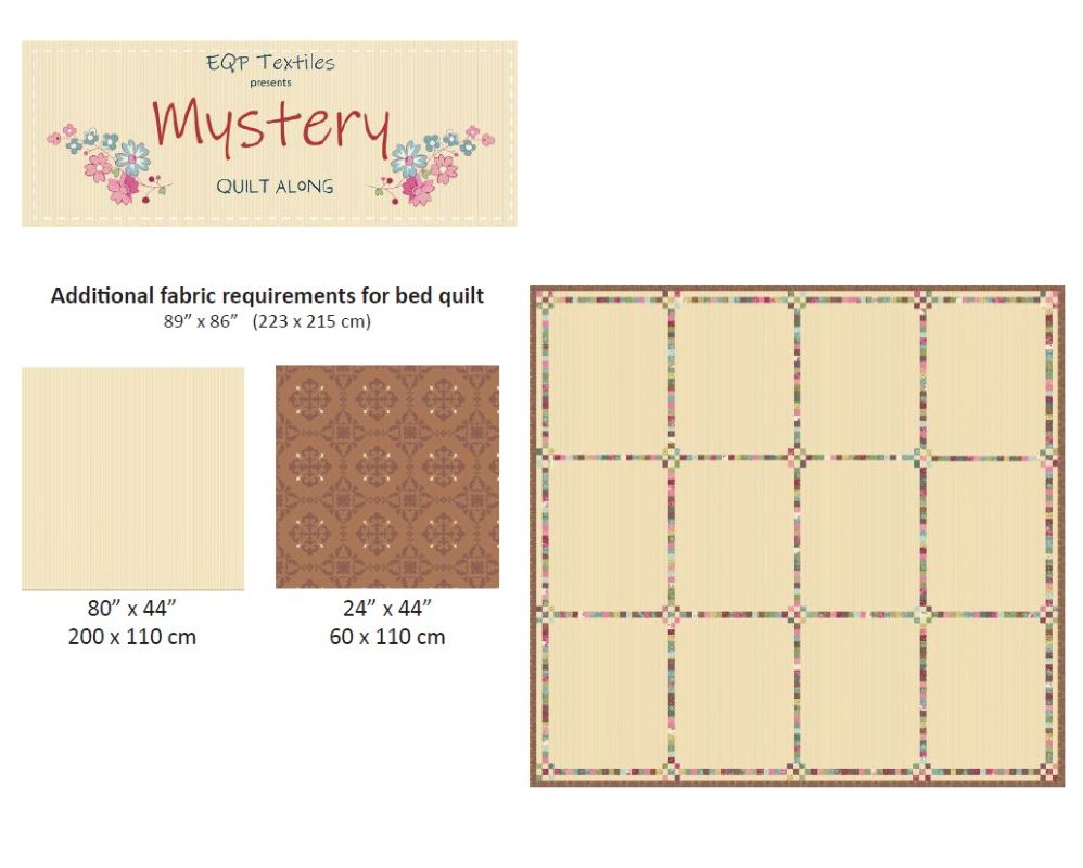 Quilt Mystère EQP - 2025 - Kit Variante 1 - PRECOMMANDE