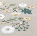 Kit Broderie Easy Custo - Planche Fleurie Louise