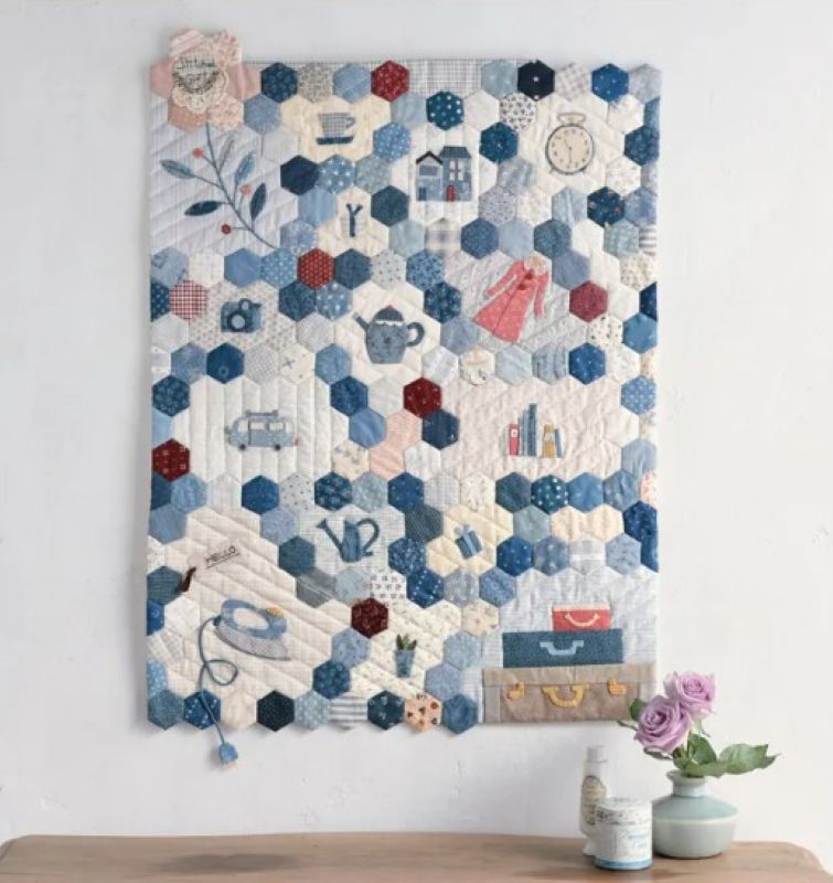 Livre Patchwork "Quilts du Bonheur" de Masako Wakayama