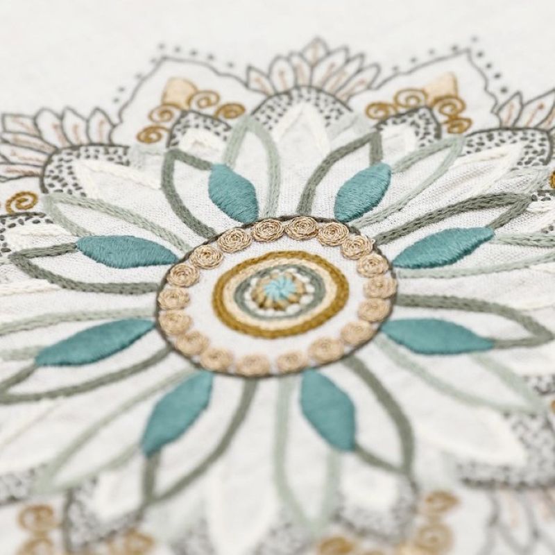 Kit Broderie Mandala N°9 - Paquerette