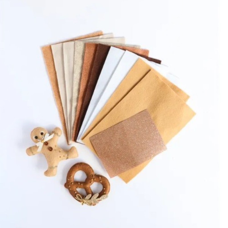 Feutrine, Pochette de 10 feuilles Douceur