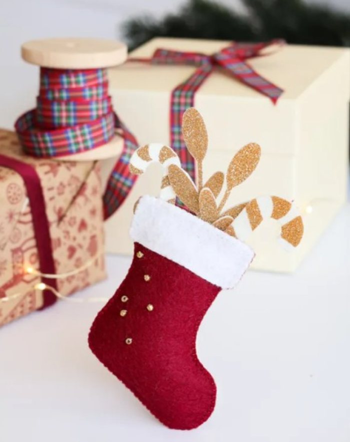 Kit Broderie Feutrine - Coffret Noël Traditionnel