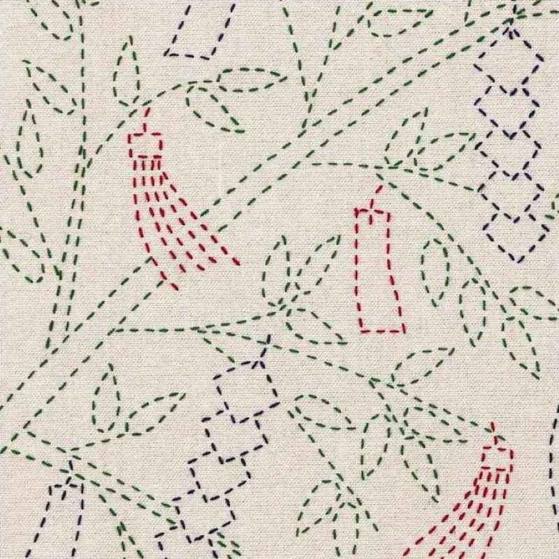 Kit Sashiko Panneau La Rivière au Bambou