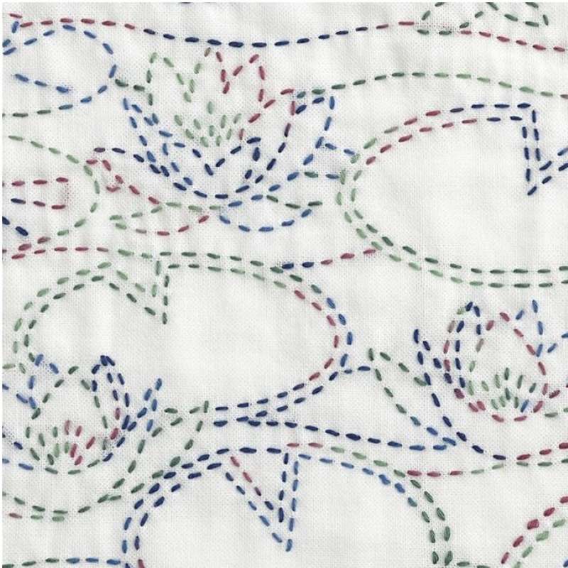 Panneau Sashiko Nénuphar de Monet