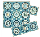 Modèle de Patchwork "Etoile Carribéenne"