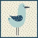 Modèle de Patchwork "Coussin Mouette"