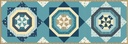 Kit de Patchwork "Etoile Carribéenne"