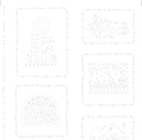 Tissu Patchwork Slow & Steady - Panneau à broder