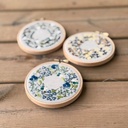 Kit Broderie "Couronne de Pensées - Mars"