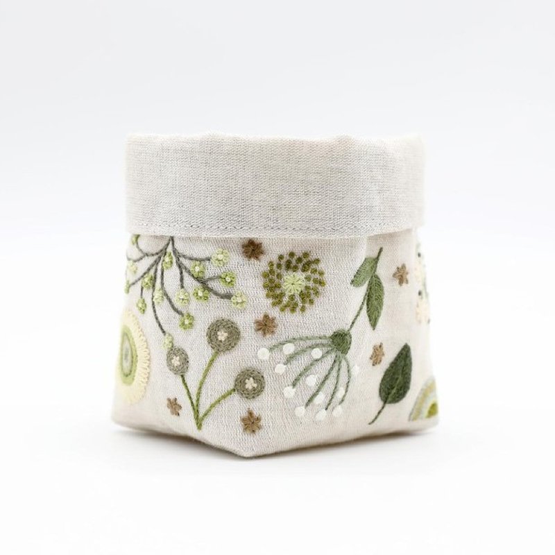 Kit Broderie Corbeille à Fils - Olive