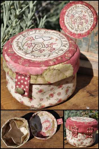 Modèle Patchwork Birdsong Jewelry Box de Anni Downs