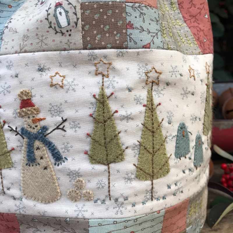 Modèle Patchwork Pochon All is Merry & Bright de Anni Downs
