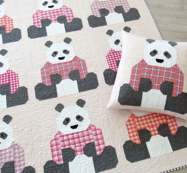 Modèle Patchwork Pandas de Elisabeth Hartman