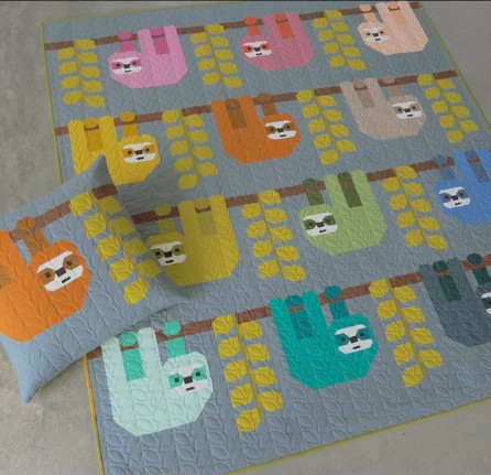 Modèle Patchwork Paresseux de Elisabeth Hartman