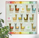 Modèle Patchwork Petits Lamas de Elisabeth Hartman