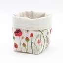 Kit Broderie Corbeille à Fils - Coquelicots