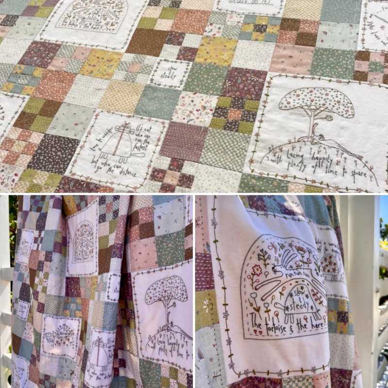 Modèle Patchwork The Slow and Steady Quilt - Anni Downs
