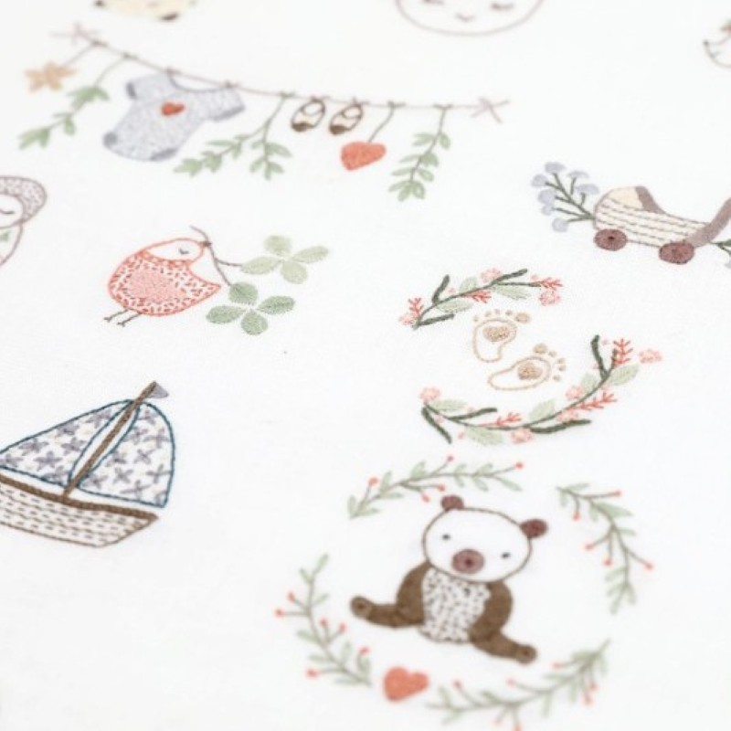 Kit Broderie Easy Custo - Planche Enfant