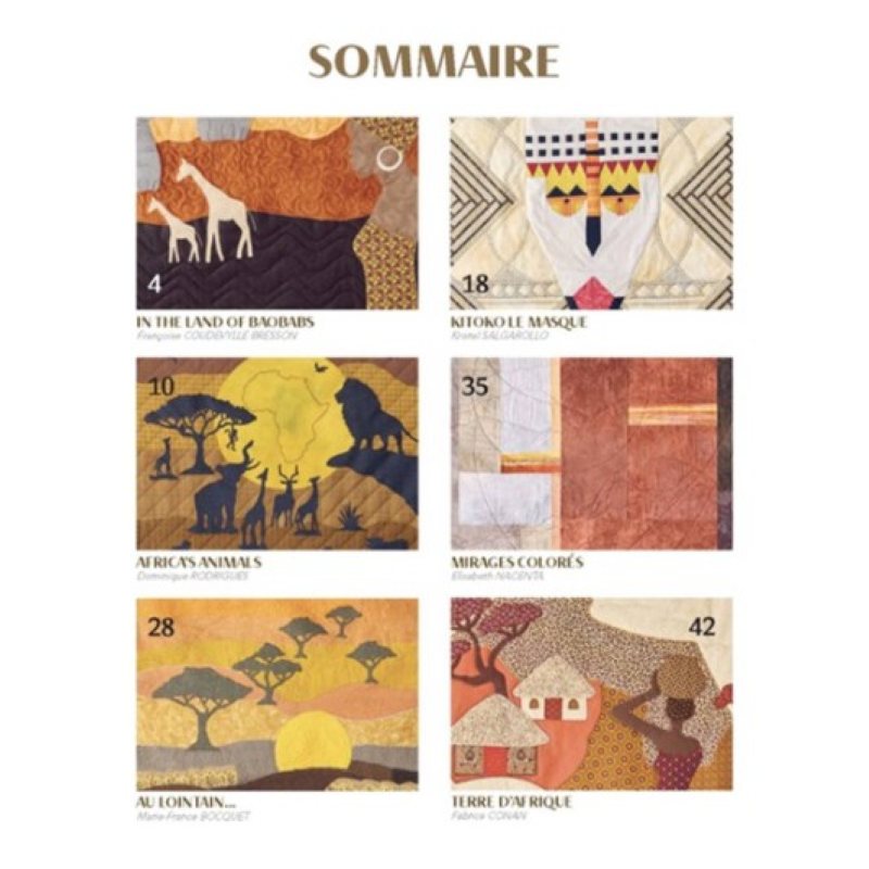 Livre Patchwork "L'Afrique en Patchwork"